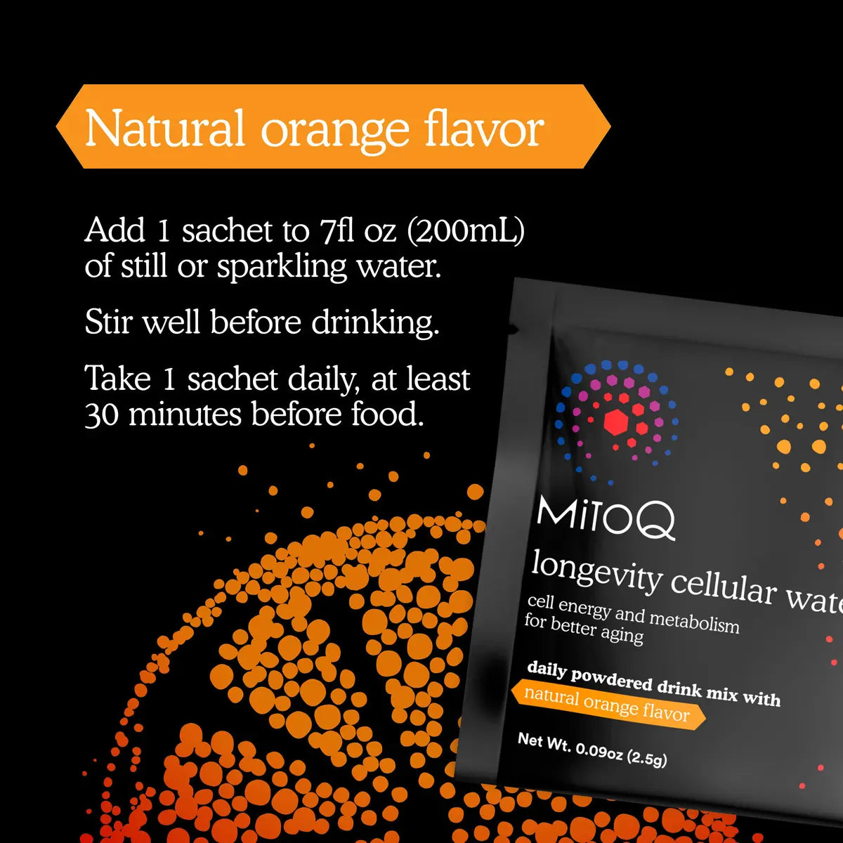 MitoQ longevity cellular water