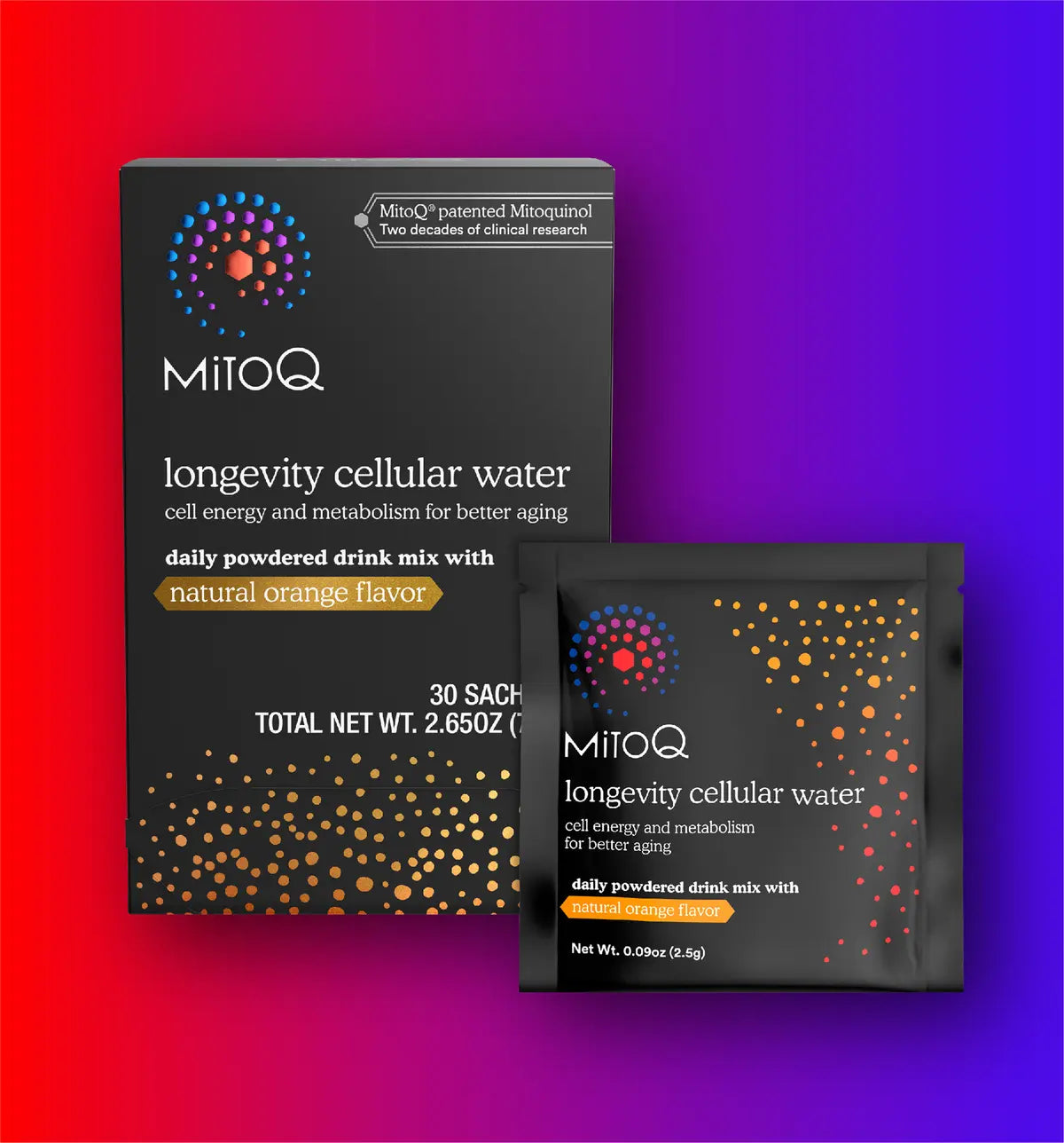 MitoQ longevity cellular water