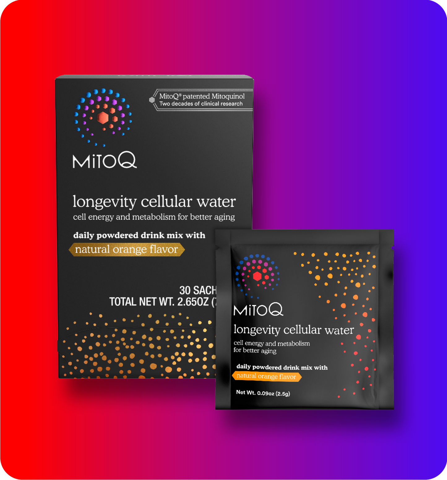 MitoQ longevity cellular water