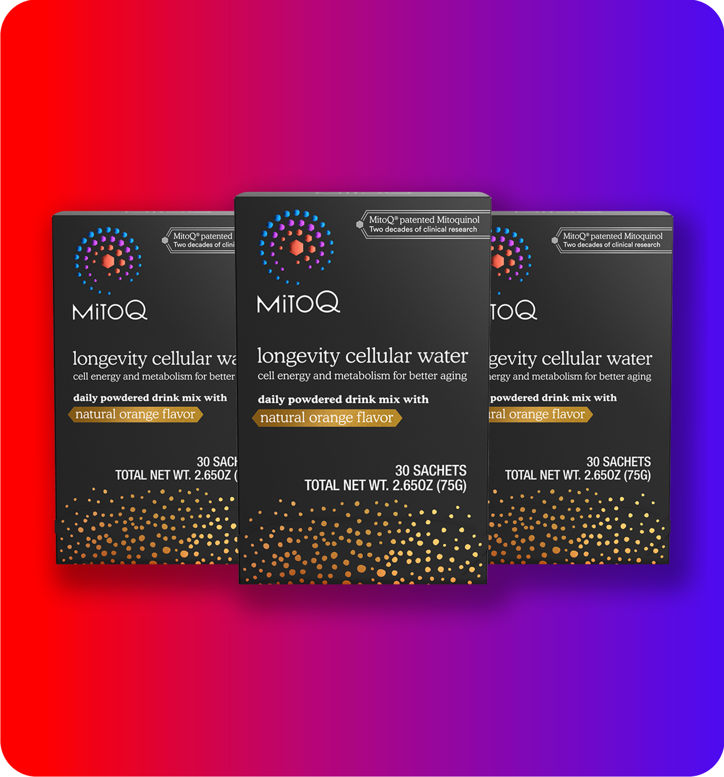 MitoQ longevity cellular water
