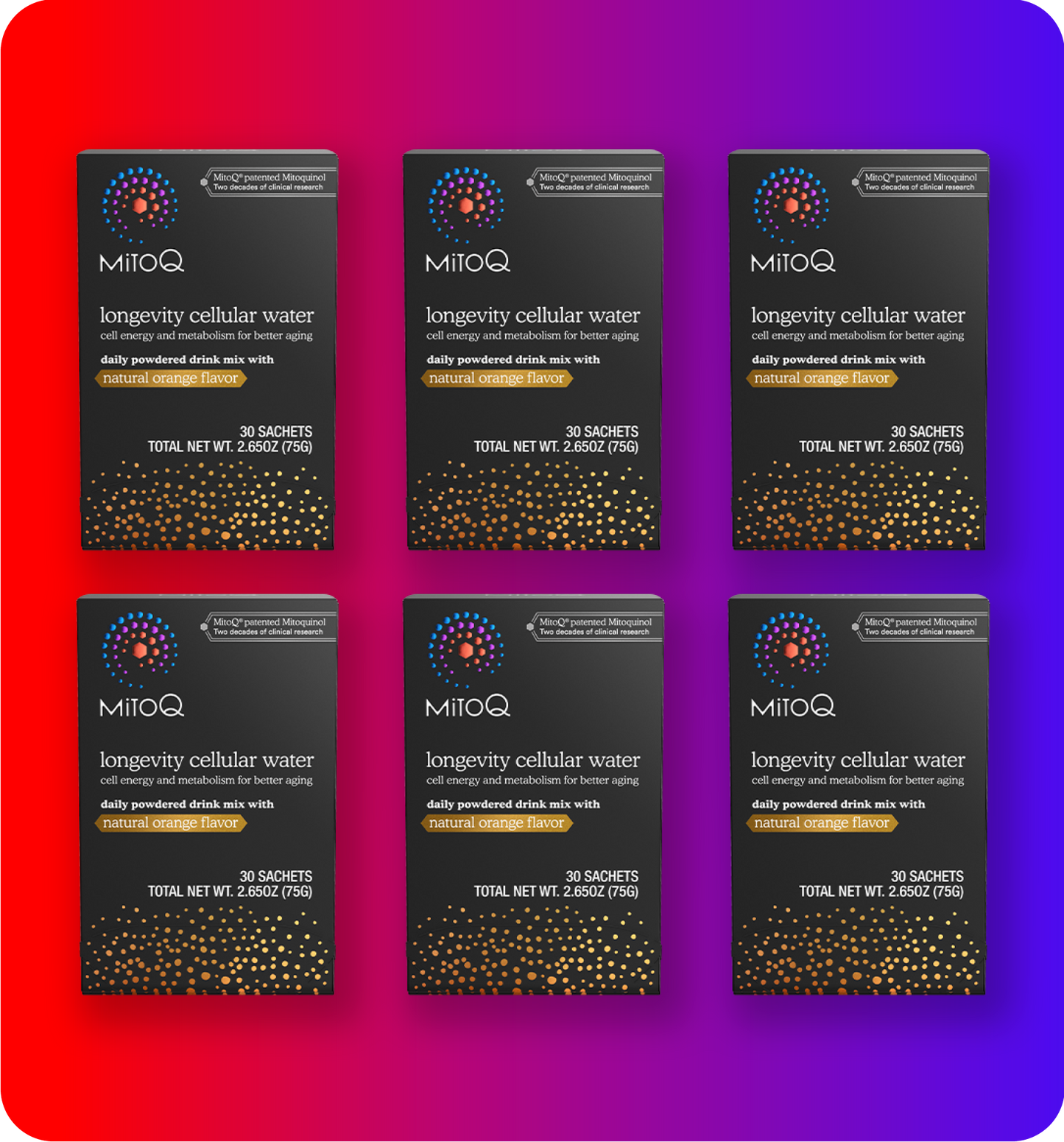 MitoQ longevity cellular water