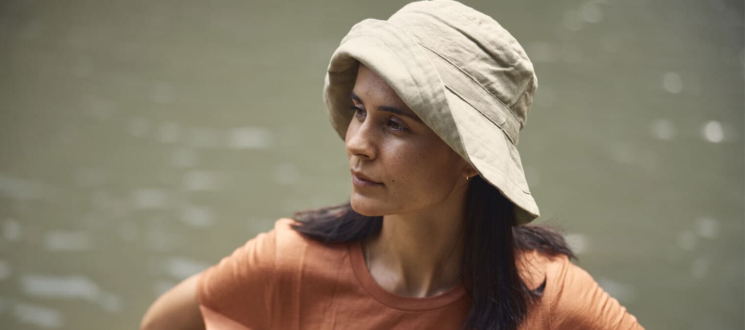Woman at a river