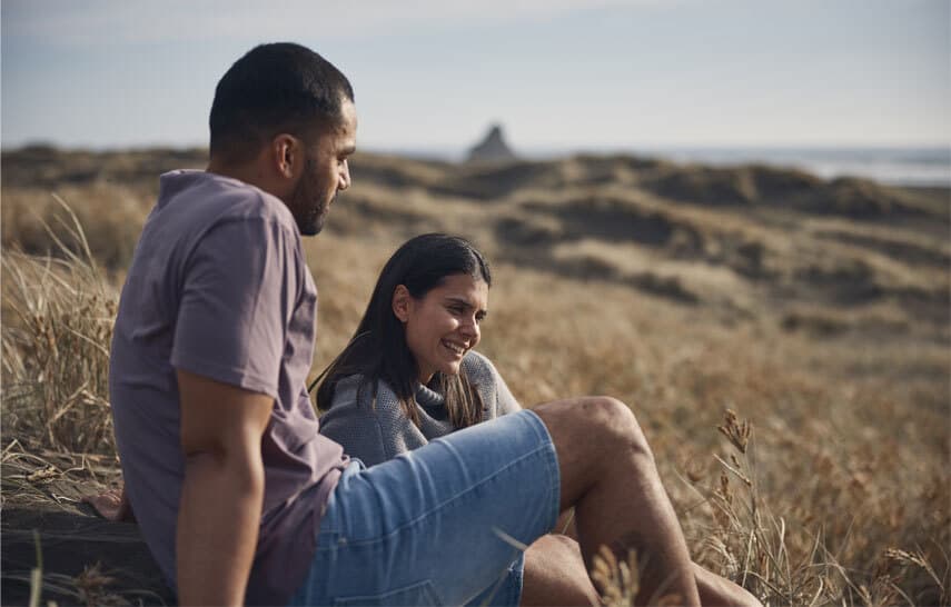 Couple at the beach