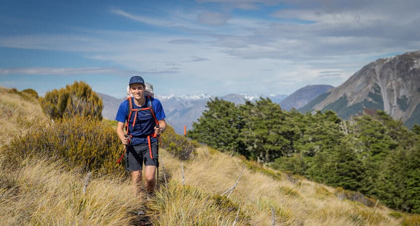 Nick Allen hiking
