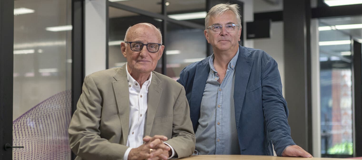 Professor Mike Murphy and Robin Smith