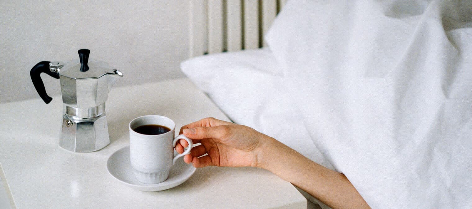 coffee in bed