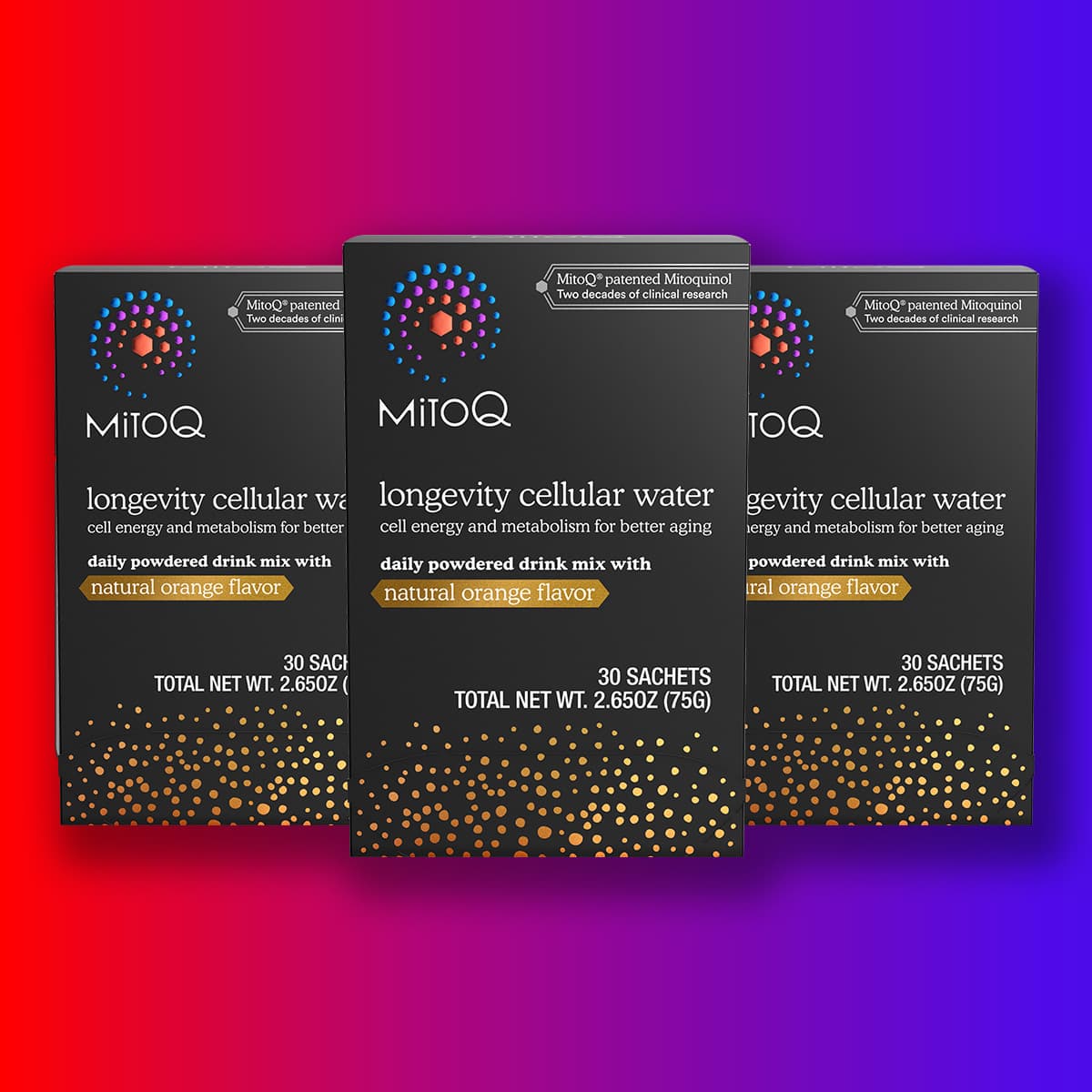 MitoQ longevity cellular water - Subscribe & save - 1-month supply