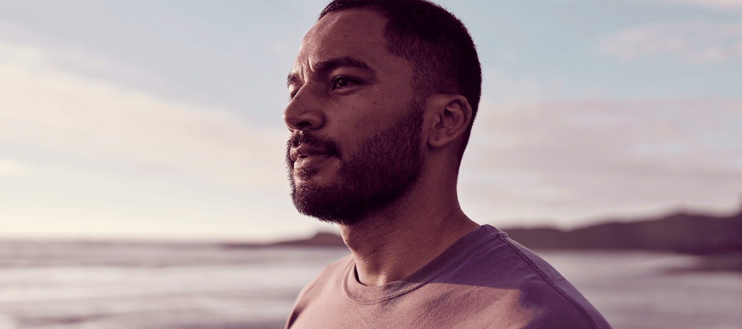 Man on the beach