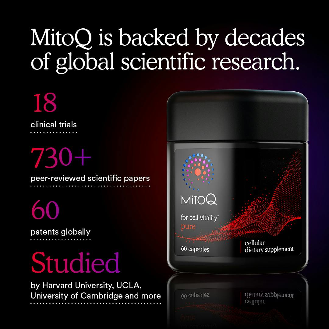 MitoQ backed by decades of scientific research