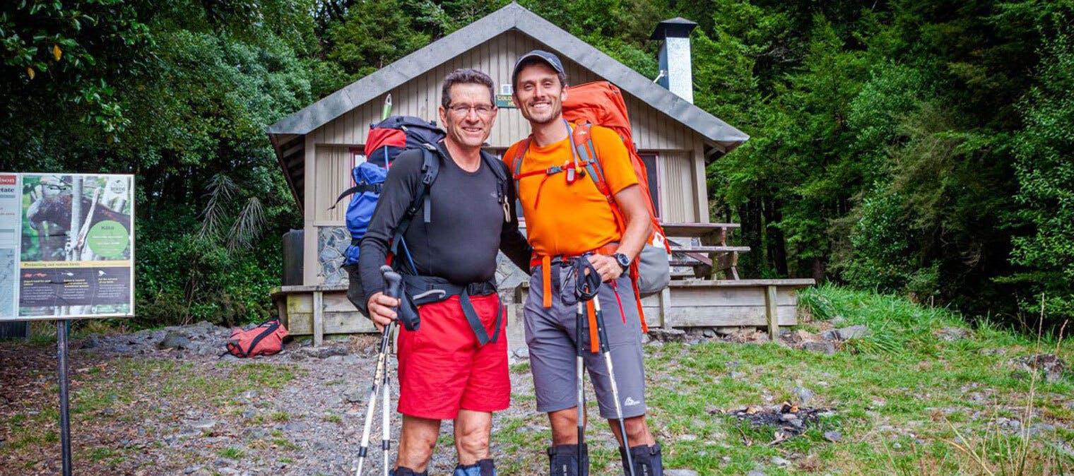 Mastering Mountains founder and MitoQ ambassador Nick Allen and his father