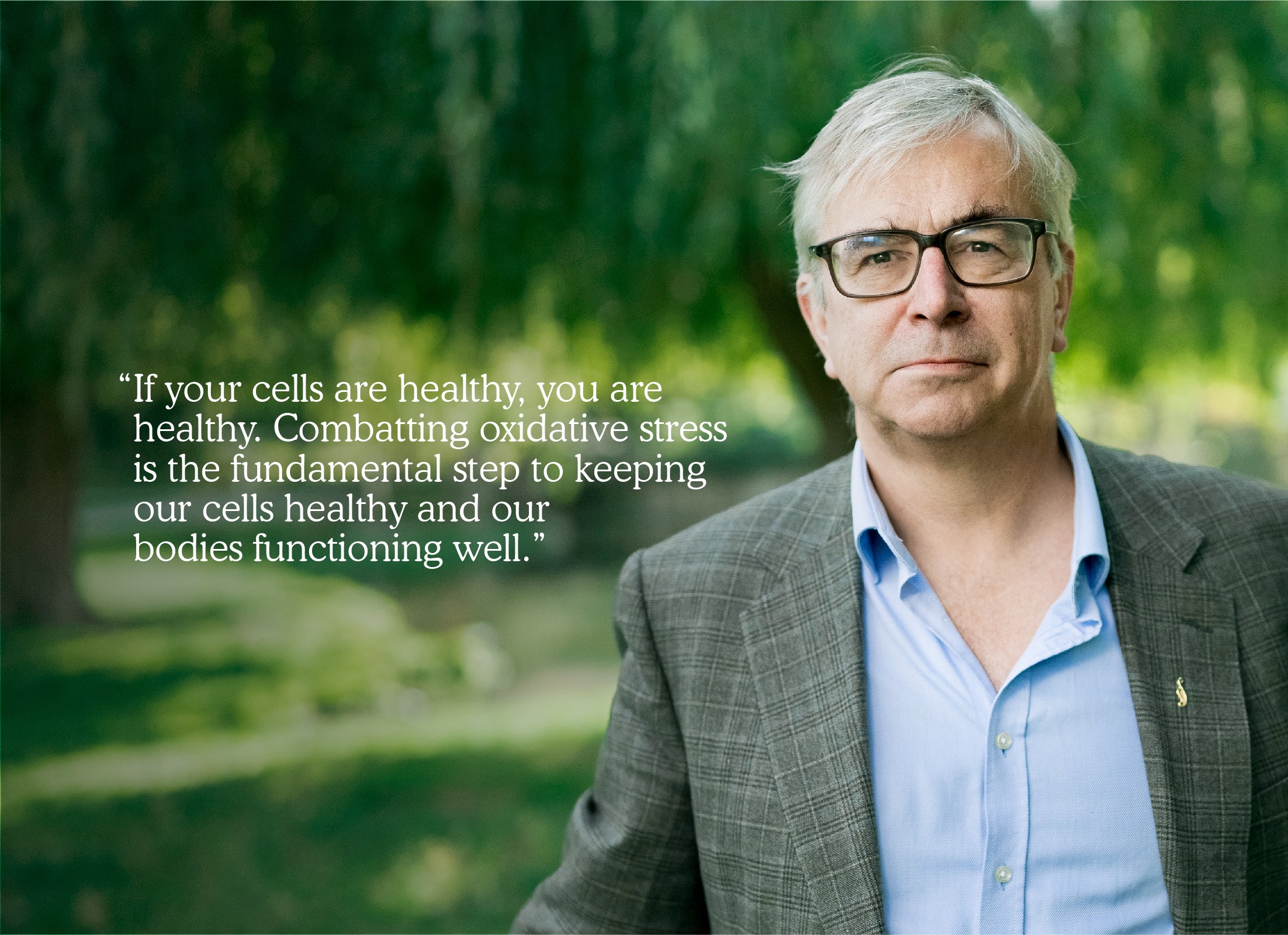 Professor Mike Murphy combatting oxidative stress is the fundamental step to keeping our cells healthy
