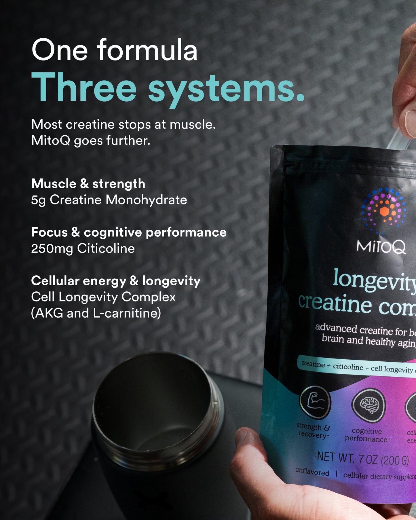 Creatine benefits, muscle, focus, cellular energy