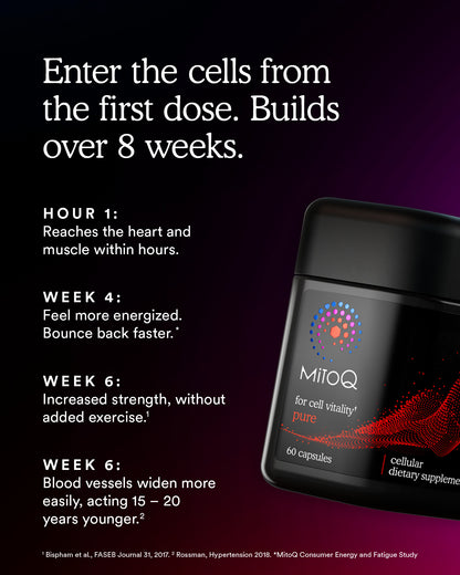 Enter the cells from the first dose. Builds over 8 weeks.